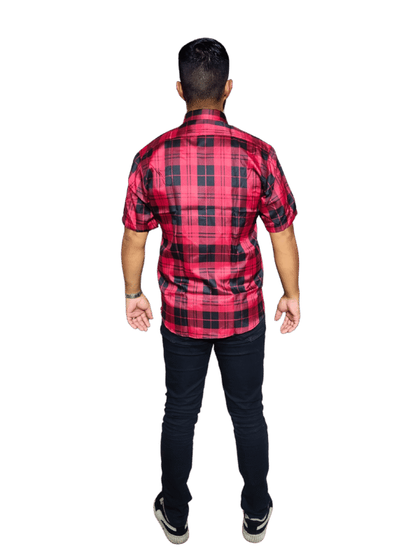 Camisa Xadrez Masculina Manga Curta - Image 2
